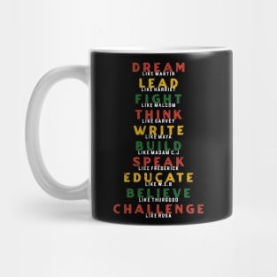 Great African American Leaders Black History Month Mug